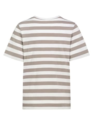 Sublevel Shirt in Hellbraun/ Weiß