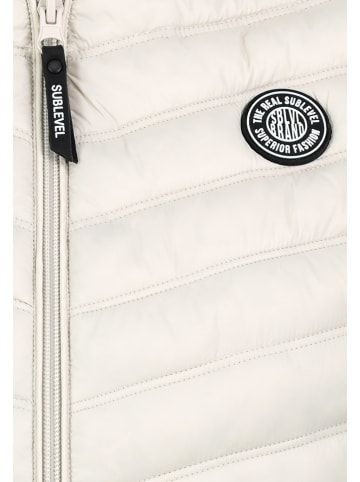 Sublevel Kamizelka pikowana w kolorze kremowym