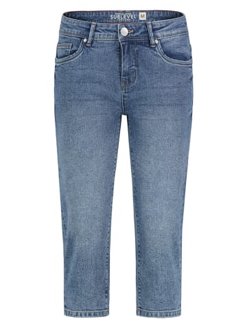 Sublevel Capri-spijkerbroek blauw