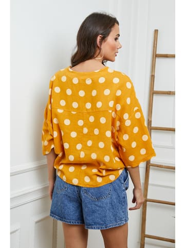 La Compagnie Du Lin Linnen blouse geel