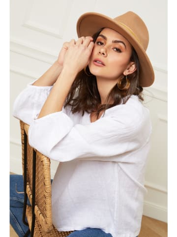 Joséfine Linnen blouse "Celiane" wit