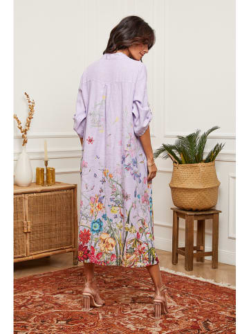Fleur de Lin Linnen jurk paars