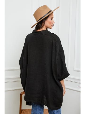 Joséfine Linnen blouse zwart