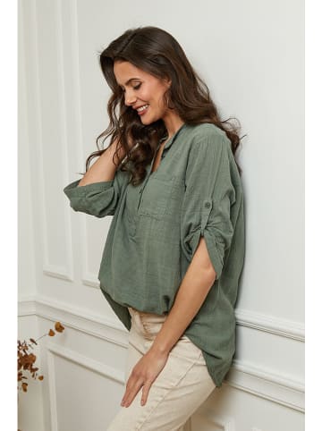 Fleur de Lin Blouse "Msof" kaki