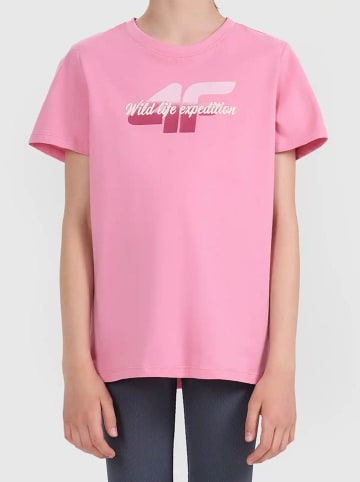4F Koszulka w kolorze różowym