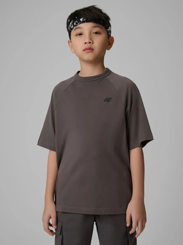 4F Koszulka w kolorze szarym