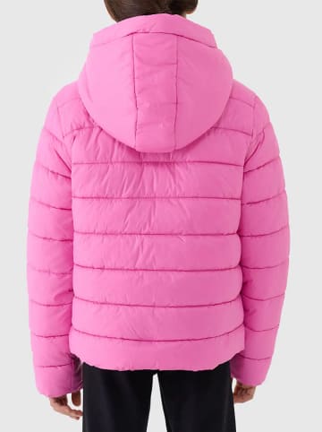 4F Kurtka puchowa w kolorze różowym
