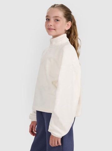 4F Fleecepullover in Creme