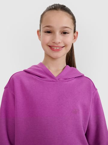 4F Bluza w kolorze fioletowym