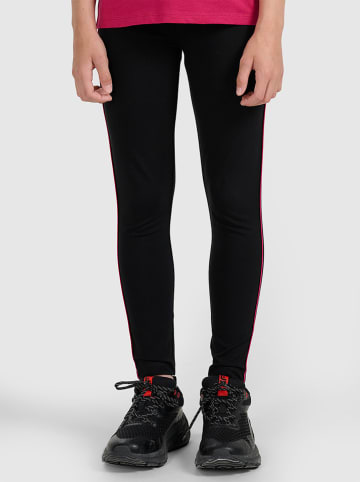 4F Leggings in Schwarz/ Pink