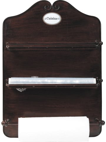 Anticline Küchenrollenhalter in Braun - (B)35,5 x (H)49 x (T)10 cm