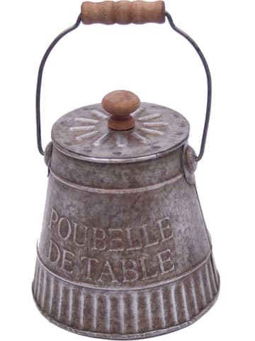 Anticline Tafelafvalemmer zilverkleurig - (H)13 x Ø 13 cm