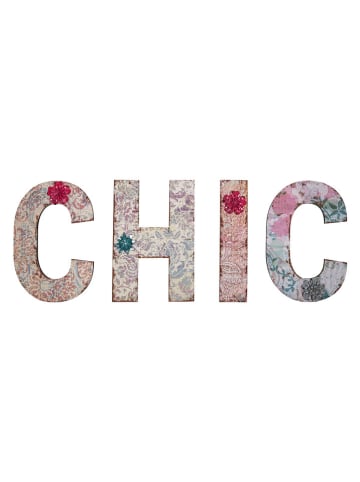 Anticline Dekoschild "Chic" in Bunt - (B)91 x (H)40,5 cm