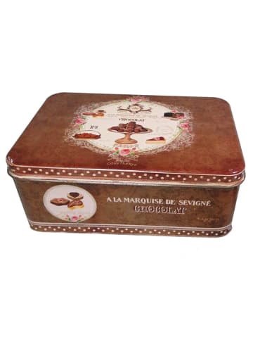 Anticline Aufbewahrungsbox in Hellbraun - (B)22 x (H)8,5 x (T)15 cm