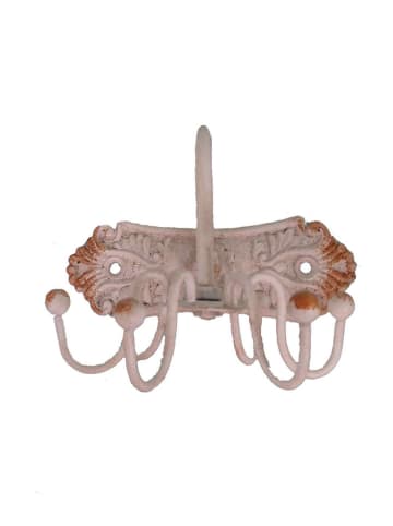 Anticline Wandgarderobe in Creme - (B)11 x (H)8,5 x (T)13,5 cm