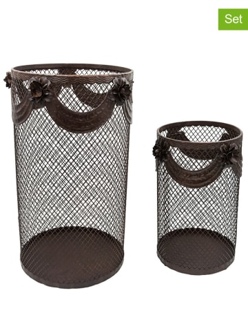 Anticline Stojaki (2 szt.) w kolorze brązowym na parasol