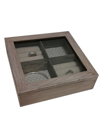 Anticline Sieradenbox bruin - (B)18 x (H)5 x (D)18 cm