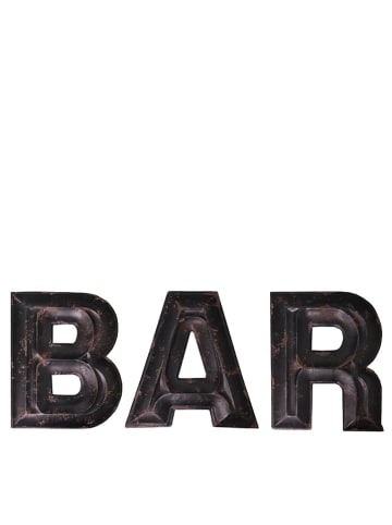 Anticline Dekoschild "Bar" in Dunkelbraun - (H)46 cm