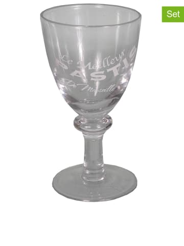 Anticline 6-delige set: wijnglazen "Pastis" - (H)15,5 x Ø 8 cm