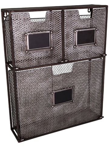 Anticline Kast grijs - (B)43,5 x (H)54 x (D)12,5 cm