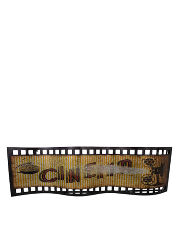 Anticline Dekoracja ścienna w kolorze beżowo-czarnym - 150 x 45 x 12 cm