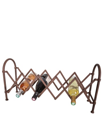 Anticline Flaschenregal in Braun - (H)32 x (T)18 cm