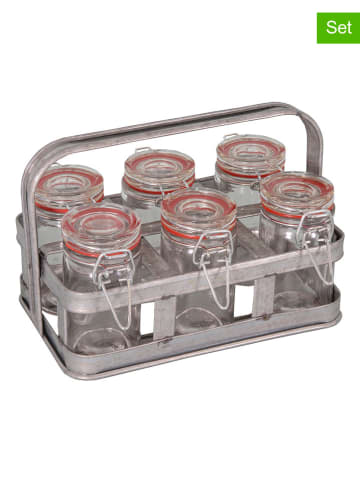 Anticline 7-częściowy zestaw w kolorze srebrnym