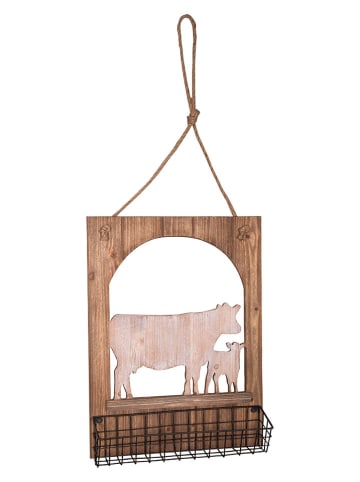 Anticline Dekoracyjna zawieszka w kolorze jasnobrązowym - 40 x 53 cm