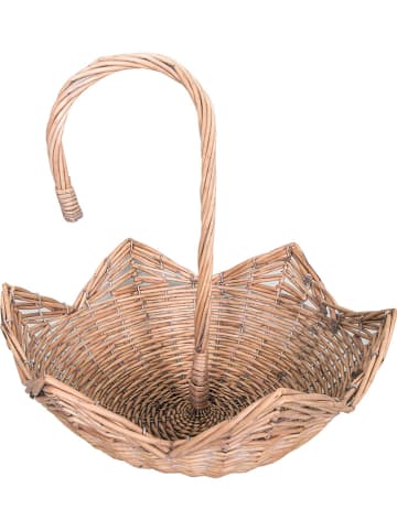 Anticline Aufbewahrungskorb in Hellbraun - (B)38 x (H)36 x (T)38 cm