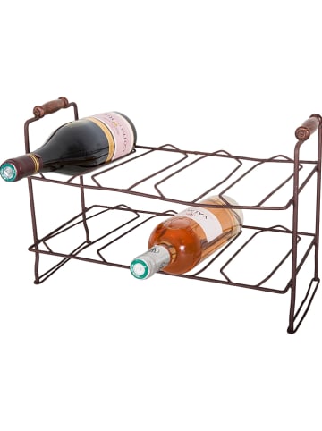 Anticline Regał w kolorze brązowym do wina - 41 x 27 x 20 cm