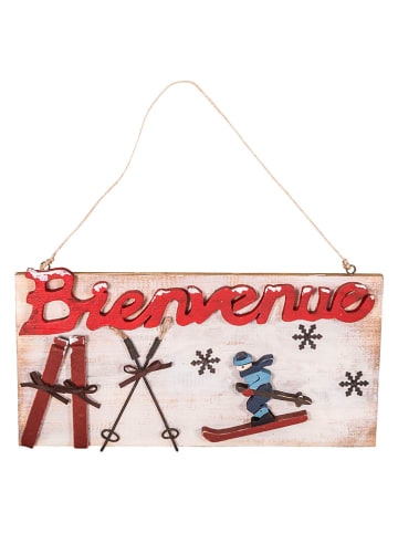 Anticline Decoratief bord “"Bienvenue"” meerkleurig - (B)39 x (H)15 cm