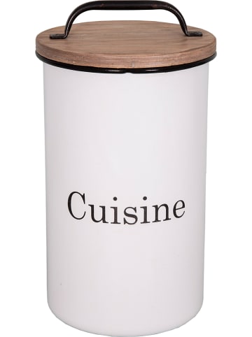 Anticline Voorraadpot wit - (H)28 x Ø 15,5 cm