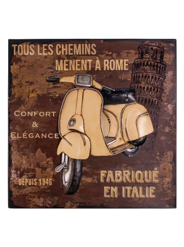 Anticline Szyld "Rome" w kolorze brązowym - 40 x 40 cm