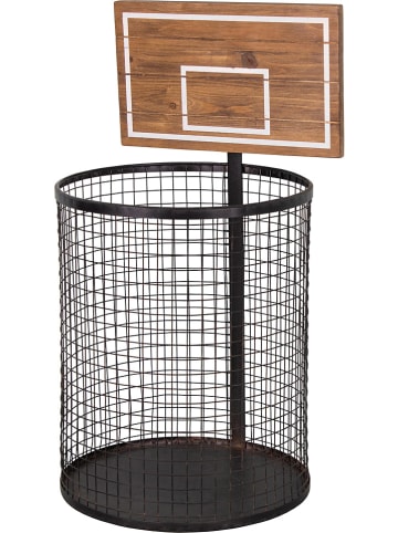 Anticline Afvalemmer zwart/naturel - (H)44,5 x Ø 23 cm