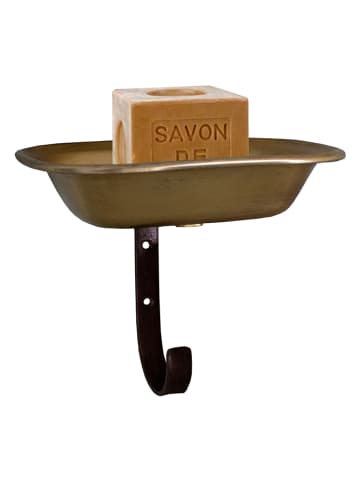 Anticline Seifenschale in Messing - (B)17,5 x (H)15 x (T)13 cm