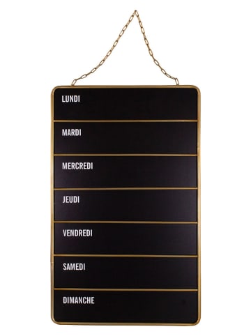 Anticline Weekagenda zwart - (B)38 x (H)61 cm