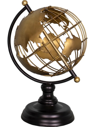 Anticline Dekoobjekt in Gold/ Schwarz - (B)20 x (H)29 cm