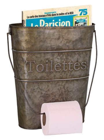 Anticline Uchwyt w kolorze brązowym na papier toaletowy - 25 x 30 x 12 cm