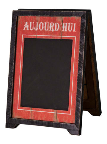 Anticline Tablica menu w kolorze czerwono-czarnym - szer. 23 x 33,5 cm