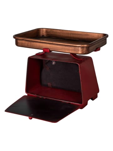 Anticline Waga kalendarzowa w kolorze czerwono-jasnobrązowym - 29,5 x 24 cm