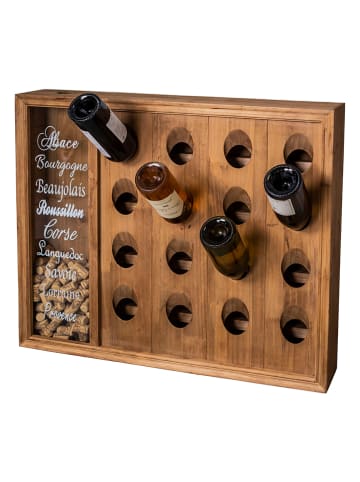 Anticline Weinregal in Natur - (B)78,5 x (H)66 x (T)11,5 cm