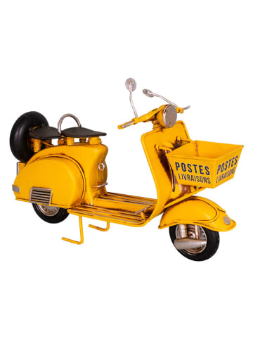 Anticline Figurka dekoracyjna w kolorze żółto-czarnym - wys. 18 cm