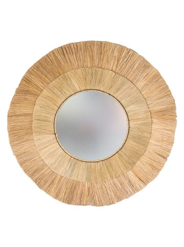 Anticline Wandspiegel in Beige - Ø 100 cm