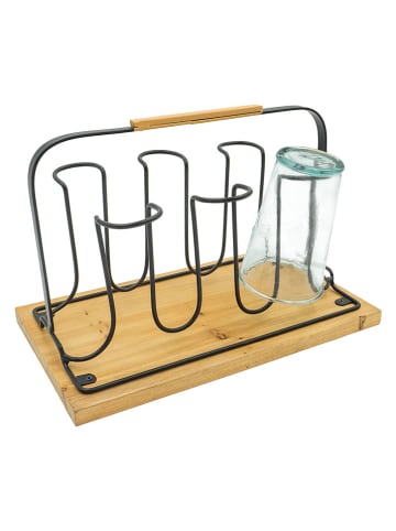 Anticline Afdruiprek lichtbruin/zwart - (B)28,5 x (H)20 x (D)17,5 cm