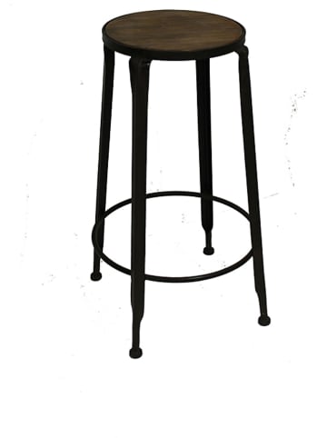 Anticline Barkruk donkerbruin - (B)43,5 x (H)77 x (D)43,5 cm