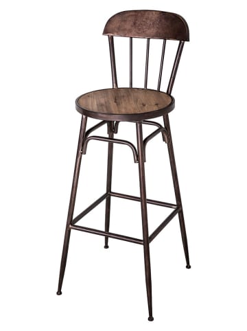 Anticline Barhocker in Braun - (B)43 x (H)108 x (T)43 cm