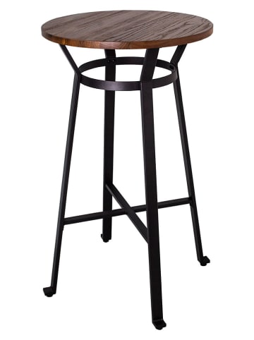 Anticline Bijzettafel bruin/zwart - (H)105 x Ø 60 cm