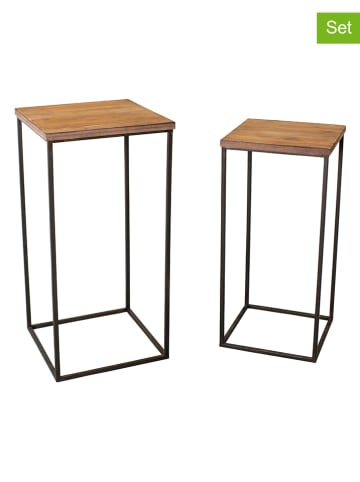 Anticline 2er-Set: Konsolen in Hellbraun