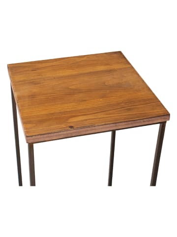 Anticline 2-delige set: sidetables lichtbruin