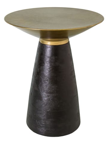 Anticline Bijzettafel goudkleurig/zwart - (H)51 x Ø 41,5 cm